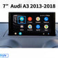 Audi A3 2013-2018 7" Wireless Carplay  Android auto GPS  BT WIFI 4G Android 13 AUTMADIA37