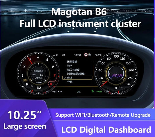 Volkswagen Passat B6 2007-2011 10.25‘’ Quadrante digitale lcd AUTMVWB6