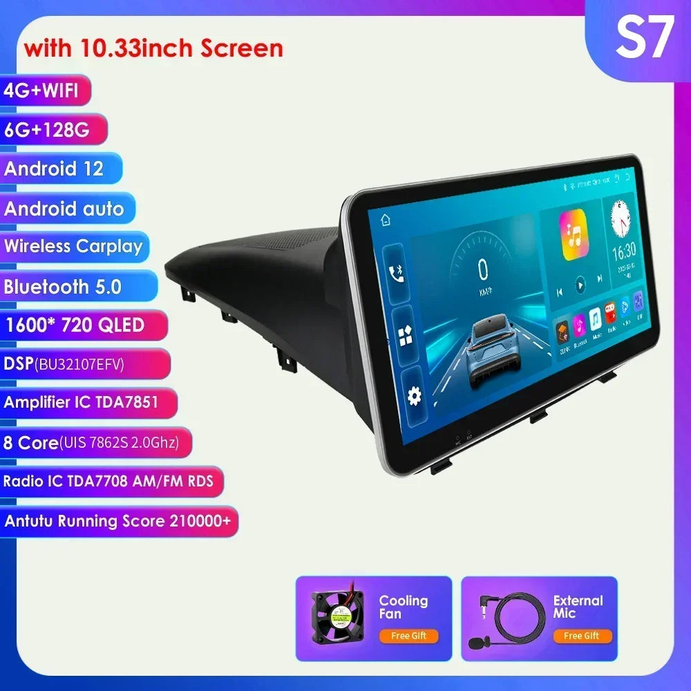 Opel Antara 1 2006 - 2017 9" / 10,33" Android 14 Carplay Android auto wireless wifi bt gps 4g  AUTMZFAO