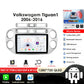 VW Volkswagen Tiguan 2006-2016 9" Android 14 Carplay Android auto wireless wifi bt gps 4g  AUTMKZ2Q