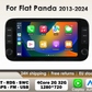 Fiat Panda 2013 - 2024 9" CarPlay Android Auto Radio RDS   Multimedia Player GPS  WIFI AUTM3LGW