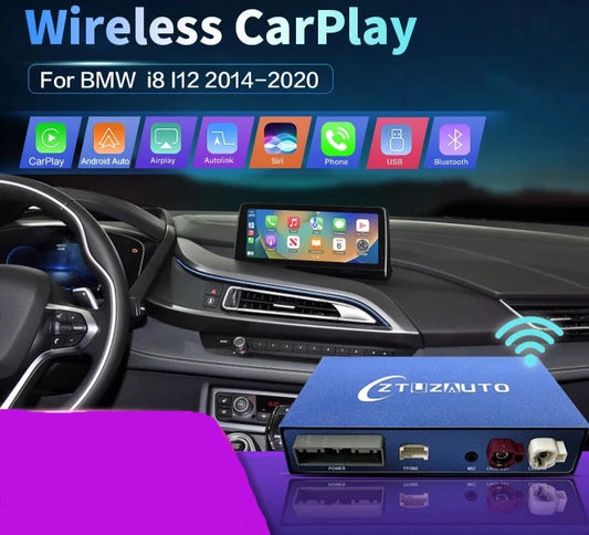 BMW i8 I12 NBT/EVO 2014-2020 Wireless CarPlay  Android Auto Mirror Link AirPlay  Car Play Navigation AUTMBMWI8