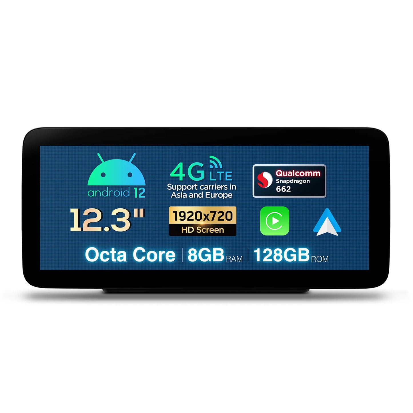 Mercedes W205 X253 NTG 5.1 5.2  12.3'' Android 12 Qualcomm 8+128 Car Radio  Stereo  CarPlay Android Auto  4G QXM2250PM12C5