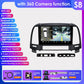 Hyundai Santa Fe 2 2006 - 2012 9" Android 14 Carplay Android auto wireless wifi bt gps 4g  AUTMC8Y7