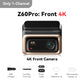 4K Dash Cam Z60 Pro HDR anteriore +posteriore Camera SONY STARVIS2 678 Sensor 5GHz Wi-Fi GPS ADAS 4G DVR AUTMRGSL