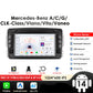 Mercedes Benz CLK C209 W209 W203 W463 W168 Viano 7" Android 14 Carplay Android auto wireless wifi bt gps 4g  AUTM3WB7