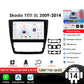 Skoda Yeti 5L 2009-2014 10,1" Android 14 Carplay Android auto wireless wifi bt gps 4g  AUTMDTJX