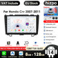 Honda CRV CR-V 2007-2011 9" Android 14 Carplay Android auto wireless wifi bt gps 4g AUTML773G