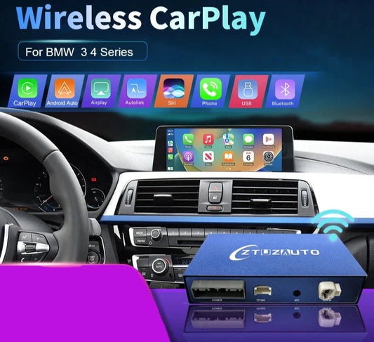 BMW 3 4 Series F30 F31 F32 F33 F34 F35 F36 2012-2020 Wireless CarPlay  Android auto  Mirror Link AirPlay Car Play navigatore AUTMBMWFS