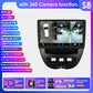 Peugeot 107 Toyota Aygo Citroen C1 9" Android 14 Carplay Android auto wireless wifi bt gps 4g  AUTMH3FI