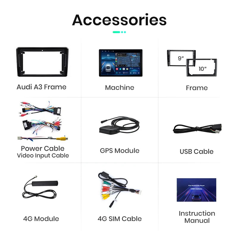 Audi A3 8P 2003 - 2013 X7 PRO 11.5“ 2K Ai Voice Wireless CarPlay Android Auto   Multimedia autoradio AUTMADAR