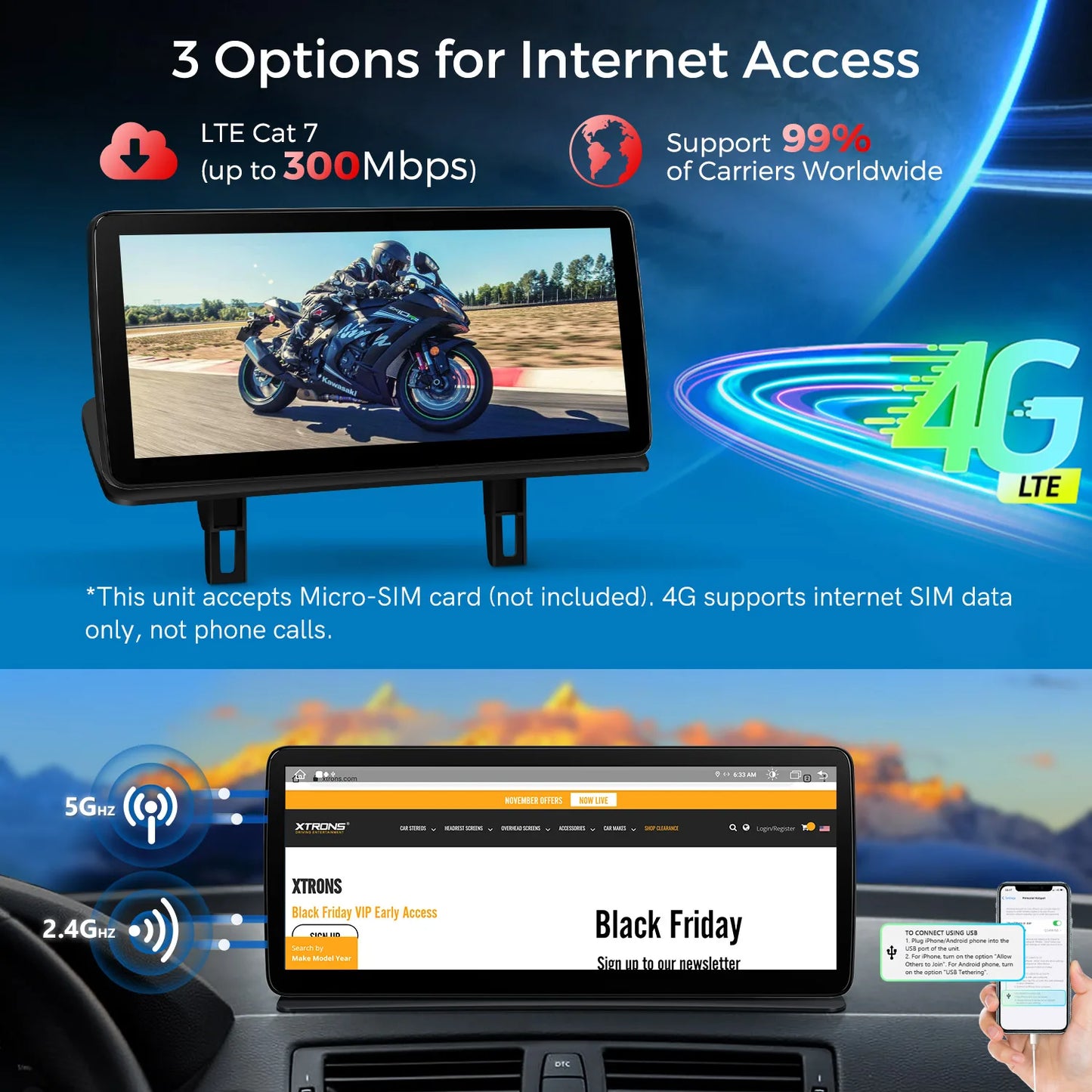 BMW 1 Series CCC/CIC/senza monitor di serie 12.3'' Android 13 Car Multimedia PlayerGlobal 4G CarPlay Android Auto DSP 4+64GB  QLB22CCB12E87C