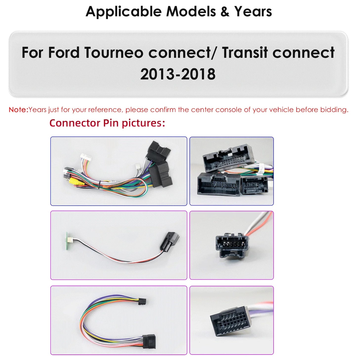 Ford Transit Connect / Tourneo Connect 2013 - 2018 9,7" Android 14 Carplay Android auto wireless wifi bt gps 4g  AUTMEZ9J
