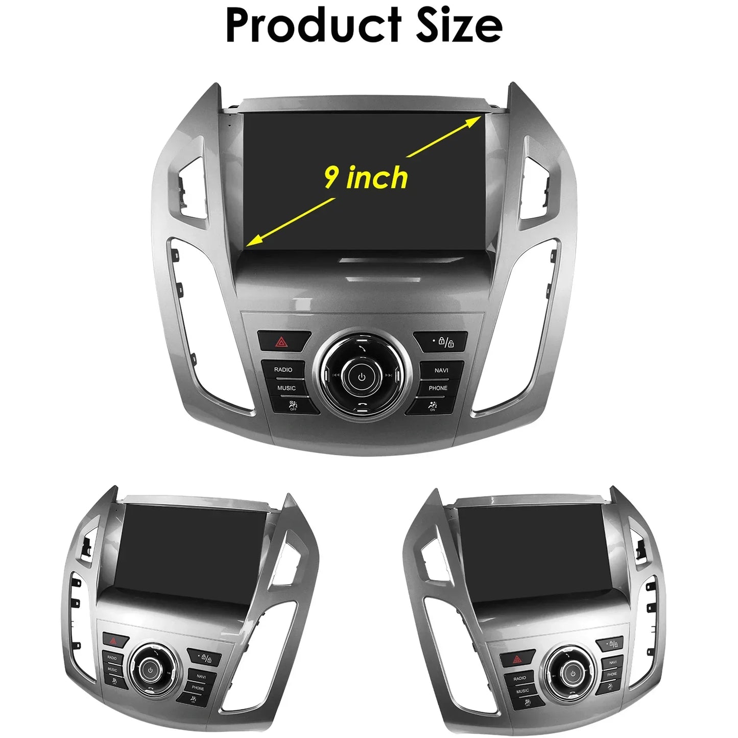 Ford Transit / Tourneo Connect 2013 - 2018 9" Android 14 Carplay Android auto wireless wifi bt gps 4g AUTMZ3HA