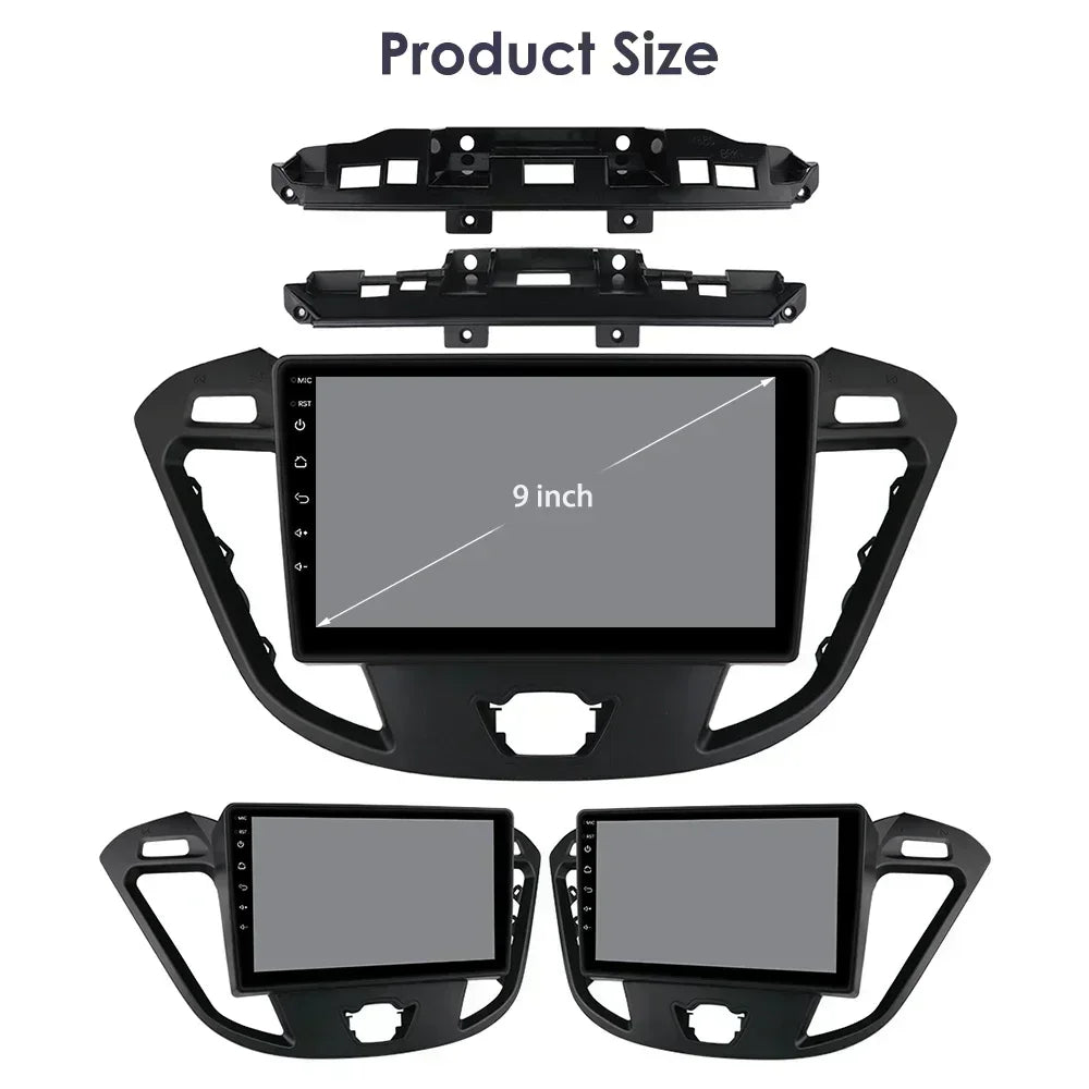Ford Transit Tourneo Custom 2013-2021 9" Android 14 Carplay Android auto wireless wifi bt gps 4g  AUTMCWA3