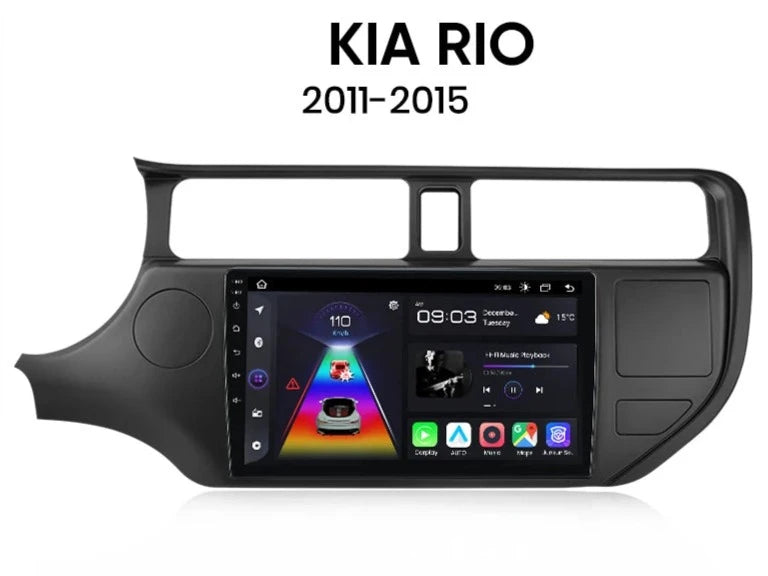 KIA RIO 2011-2015 V1plus AI Voice 2 din Carplay Android Auto Radio rds WIFI GPS BT  Car Multimedia autoradio AUTMKAROW