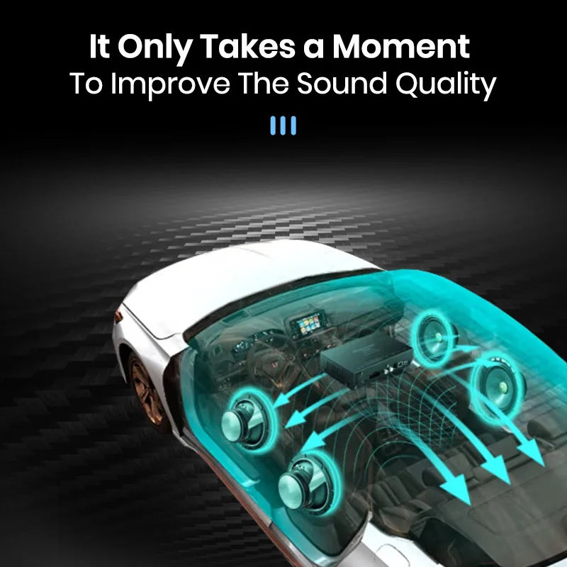 DSP 4x47 Watt  Amplificatore di Potenza Processore Audio Bassi Alti  Speciale Dedicata A Migliorare la Qualità del Suono Subwoofer Audio AUTMDSPP1