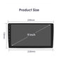 9-inch Universal Android Car Radio Headunit Intelligent System 4G WiFI BT Auto CarPlay GPS Navigation UI7862