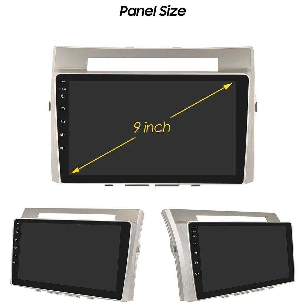 Toyota Corolla Verso AR10 2004-2009 9" Android 14 Carplay Android auto wireless wifi bt gps 4g AUTMLD56J