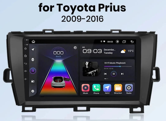 Toyota Prius 2009-2016 Wireless Android Auto Carplay Radio RDS WIFI BT GPS 4G Car Multimedia AUTMTTYPR