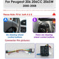 Peugeot 206 206CC 206SW 2000-2008 9" Android 14 Carplay Android auto wireless wifi bt gps 4g  AUTM9GQB