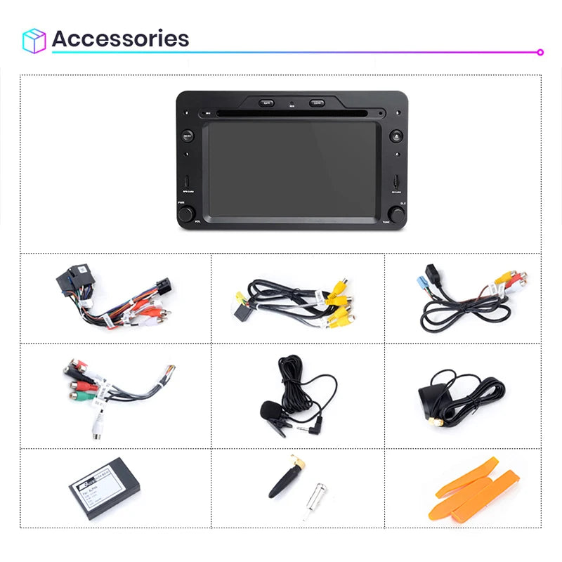 Alfa Romeo 159 Brera Spider Sportwagon Android 12 Auto Radio  Carplay Car Multimedia RDS GPS  2din autoradio AUTMALFRM