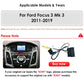 Ford Focus 3 MK3 2011-2019  Tesla Style 9,7" Android 14 Carplay Android auto wireless wifi bt gps 4g  AUTMWCH0