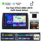Fiat STILO 2002-2010  9" Android 14  Wireless CarPlay Android Auto GPS WiFi BT radio RDS AUTM7GJT
