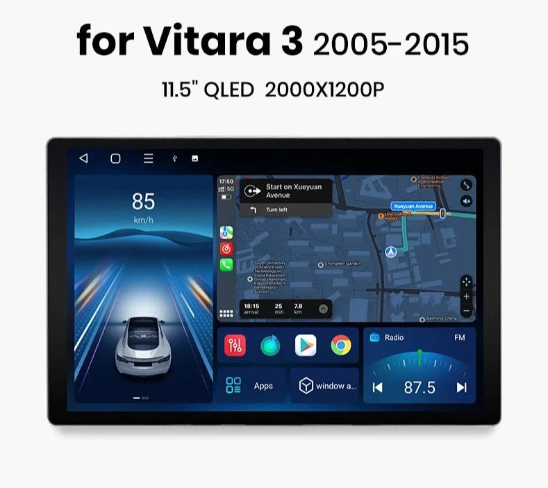 Suzuki Grand Vitara 3 2005-2015 X7 PRO 11.5“ 2K AI Voice Wireless CarPlay Android Auto Car Radio RDS GPS BT WIFI  Multimedia autoradio AUTMSZKVIT3
