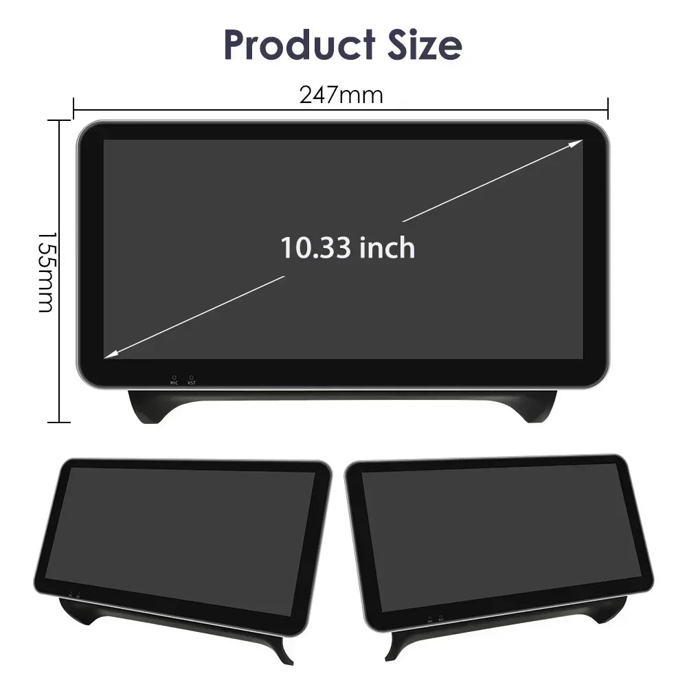 AUDI TT MK2 8J 2006 -2014 9" Android 14 Carplay Android auto wireless wifi bt gps 4g  AUTMMWU1