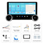 Autoradio 2Din 4+64G/6+128G Quadcore Lettore multimediale da 10,1'' con doppia manopola WIFI Carplay Android Auto Navigazione GPS AUTMUNICXZ