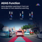 DOPPIO Dashcam anteriore e posteriore 720P ADAS Mini Car DVR   120 °  Videoregistratore automatico  AUTMDVD2D