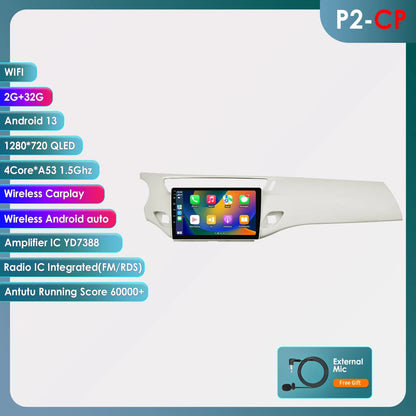 Citroen C3 DS3 2010-2016 Android 14 9" CarPlay Android Auto Radio RDS WIFI GPS BT 4G Car Multimedia autoradio AUTMATRDS3