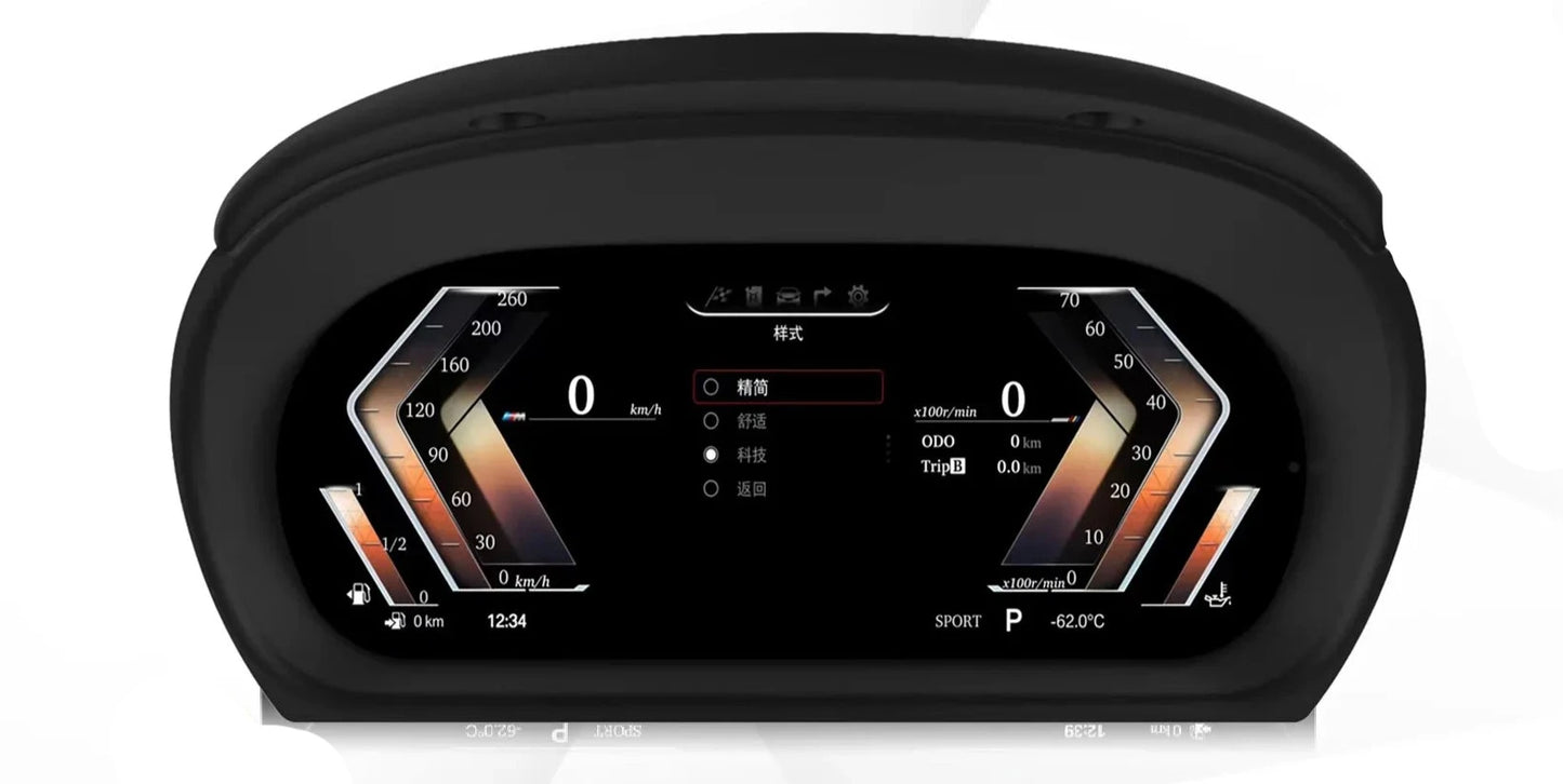 BMW 3 Series E90 E91 E92 E93 12.3" Quadrante digitale lcd AUTMBMWE9023
