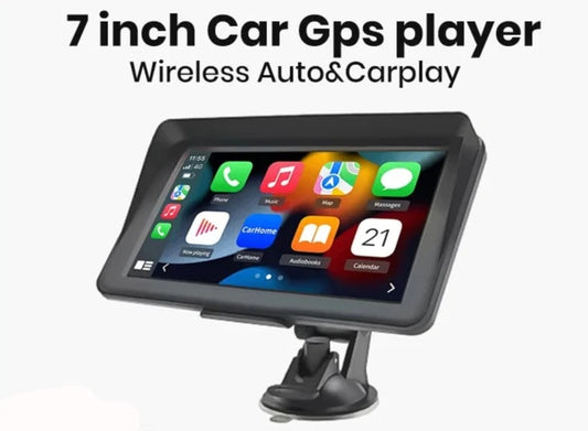 7 pollici touch screen Bluetooth Mirrorlink wireless Carplay e Android Auto AUTMNAUPT7
