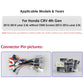 Honda CR-V 4th 2012-2016 9" Android 14 Carplay Android auto wireless wifi bt gps 4g AUTMVCRH4