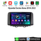 Hyundai Kona 2018-2022 Android 14 Multimedia Video Player GPS RDS DSP 5G Carplay Auto AUTMHKDFN