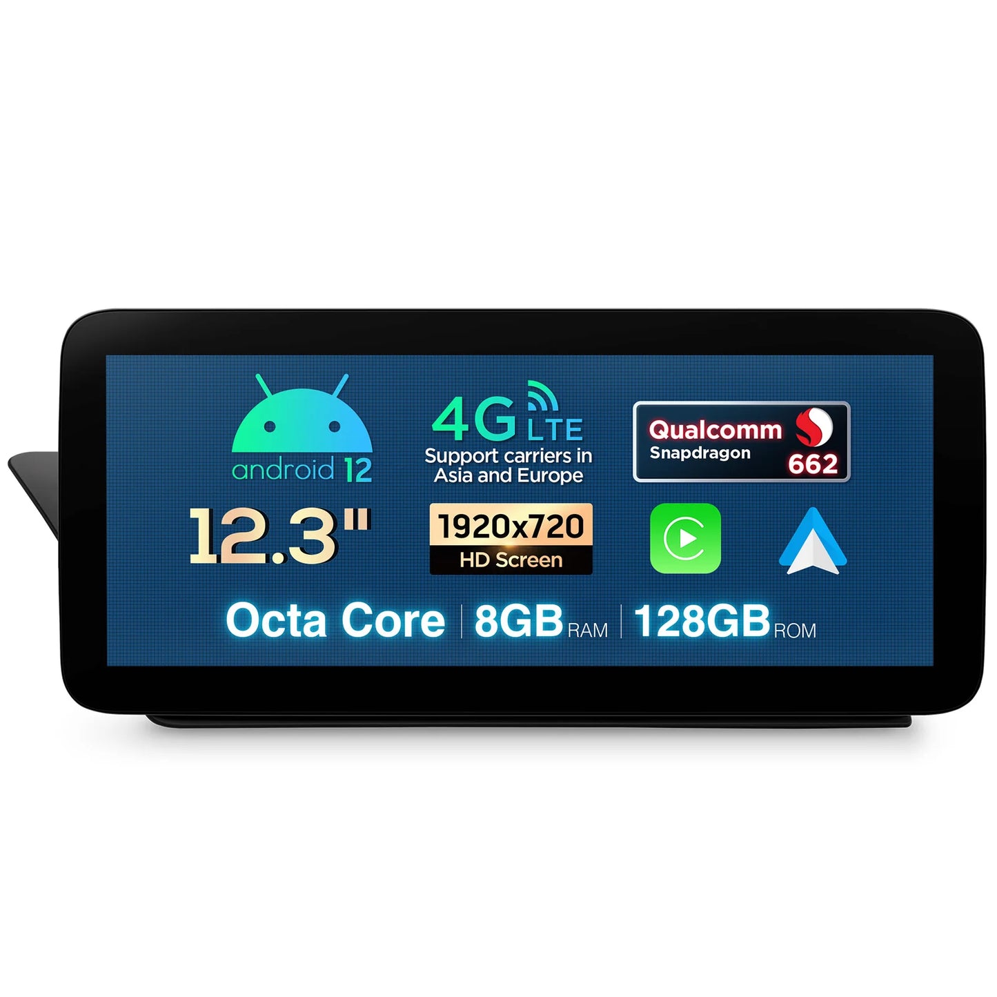 Audi A4 /S4/ A5  12.3'' Android 12 Octa Core 8+128GB  Radio LHD/RHD  4G Carplay/A auto QXA22UCMPA12A4L
