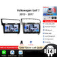 Volkswagen VW Golf 7 2013-2017 10,1"" Android 14 Carplay Android auto wireless wifi bt gps 4g  AUTMKDPF