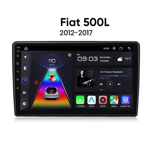Fiat 500L 2012 - 2017 ANDROID 14 10"  Wireless CarPlay Android Auto Radio RDS GPS 4G Car Multimedia AUTMF500L