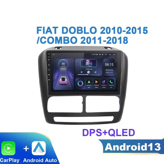 FIAT DOBLO 2010-2015  Android 13 9"  Carplay Car Android Auto Multimedia  GPS DSP wifi BT AUTMFIDBL1