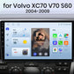 Volvo XC70 V70 S60 2004-2009 9" Android 14 Carplay Android auto wireless wifi bt gps 4g AUTMW46P