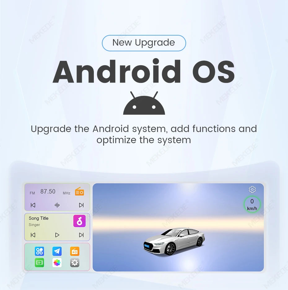 Mekede 10.26-inch Android 15 Car Radio 4G+64G For Mercedes-Benz W169 W245 B200 W906 Sprinter W639 Wireless Carplay Navigation GPS Intelligent Systems D0T1E32