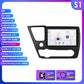 Honda Civic 2013-2016 9" Android 14 Carplay Android auto wireless wifi bt gps 4g AUTMCTVR7