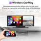 Videoregistratore Park DVR  Cam 24H da cruscotto Dual Lens e telecamera per la retromarcia Wifi Carplay e Android Auto 4K DVR Navigazione GPS  AUTMNAVPW3