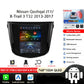 Nissan Qashqai J11 X-Trail 3 T32 2013-2017 9" Android 14 Carplay Android auto wireless wifi bt gps 4g  AUTM5DN7