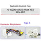 Toyota Fortuner HILUX Revo 2016 -2022  9.7" Android 14 Carplay Android auto wireless wifi bt gps 4g AUTMHXLFT