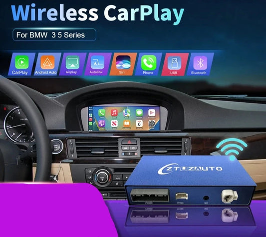 BMW 3/5 Series E90 E91 E92 E93  E60 E61 2008-2013 Wireless CarPlay  Android Auto Mirror Link AirPlay GPS AUTMBMWE96