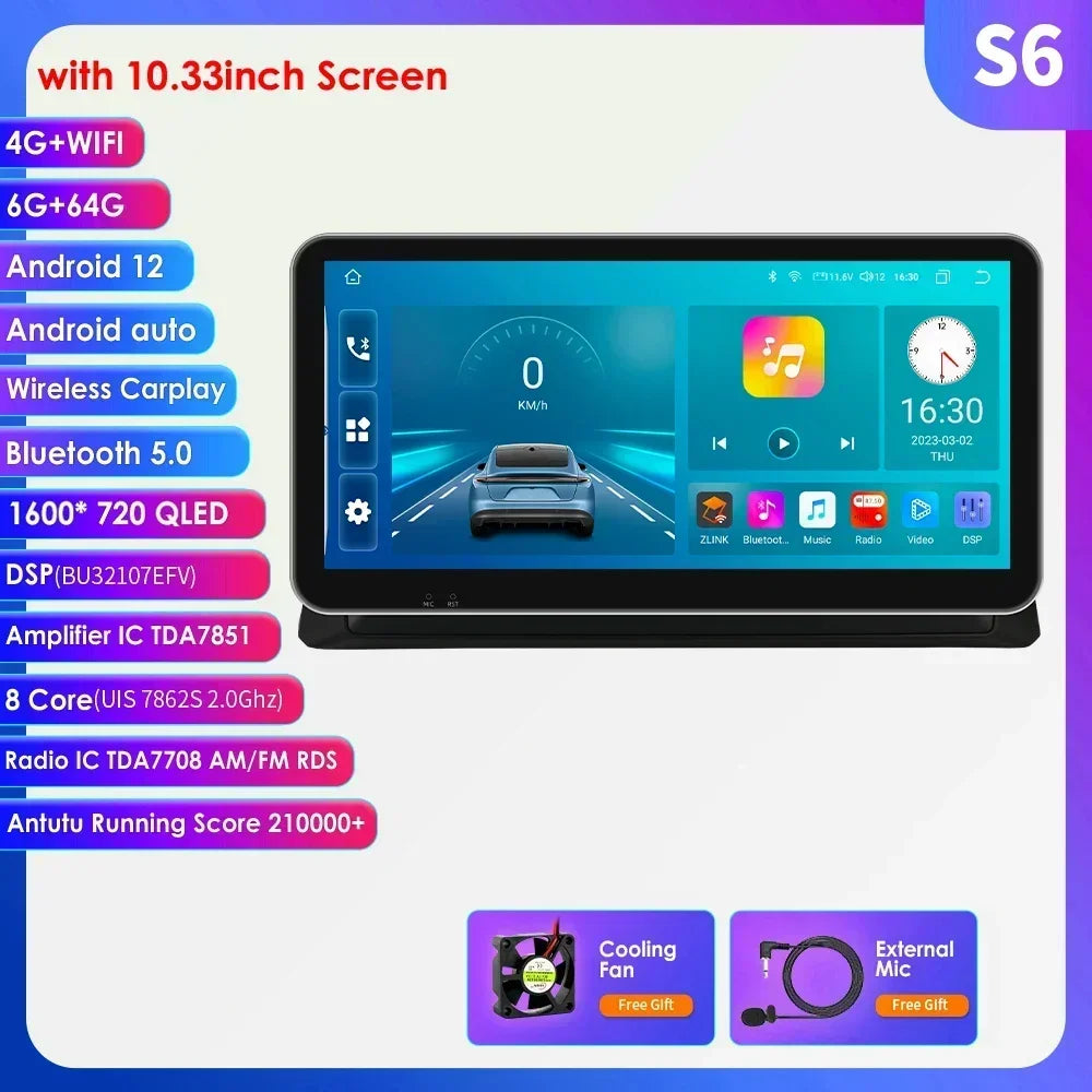 Honda Accord 8 2008-2013 9'' Android 14 Carplay Android auto wireless wifi bt gps 4g AUTMACCHDR