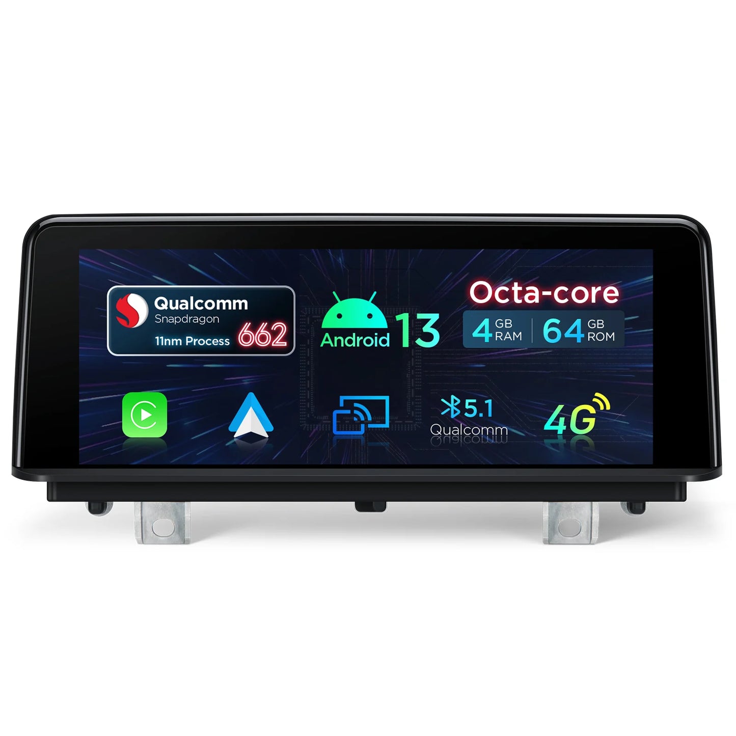 BMW Serie 3/4 Series F30/31/F32/F33/34/36 NBT  8.8" Android 13 Qualcomm Octa Core Car Radio For  4GLTE CarPlay Android Auto DSP QPBS83NBTH